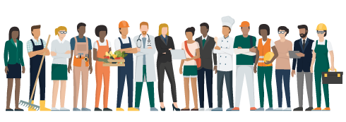 Diversas profissões